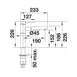 Bateria BLANCO Alta-S II 527546 Antracyt