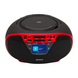 Radioodtwarzacz Aiwa Boombox BBTU-500DAB/RD Bluetooth DAB+ Czerwony