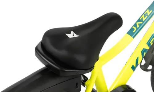 Rower dziecięcy KARBON Jazz 18 cali dla chłopca Limonkowy