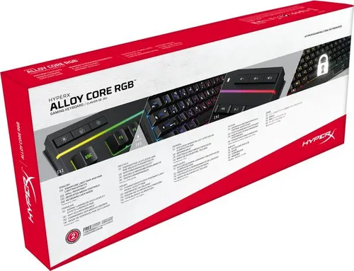 Klawiatura HyperX Alloy Core RGB (HX-KB5ME2-US / 4P4F5AA#ABA)