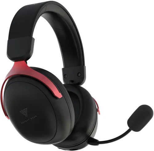 Słuchawki SECRET GEAR SX1 Bezprzewodowe, Nauszne, Dźwięk przestrzenny Czarno-czerwony