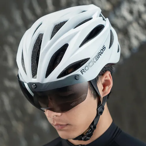 Kask rowerowy ROCKBROS 8386824304060 Biały Szosowy (rozmiar 58-62)
