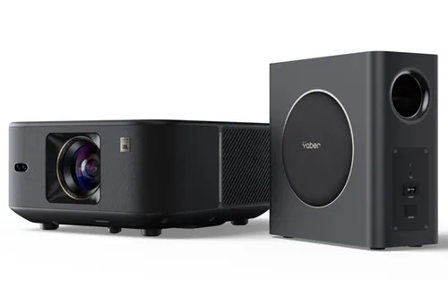 Projektor YABER K3 Pro Full HD (1920 x 1080), 1600 ANSI lumen, Wi-Fi, Bluetooth + Subwoofer