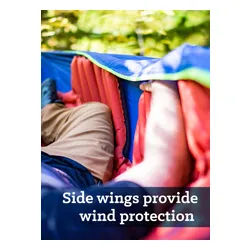 Mata do hamaka Klymit Insulated Hammock V Sleeping Pad - red