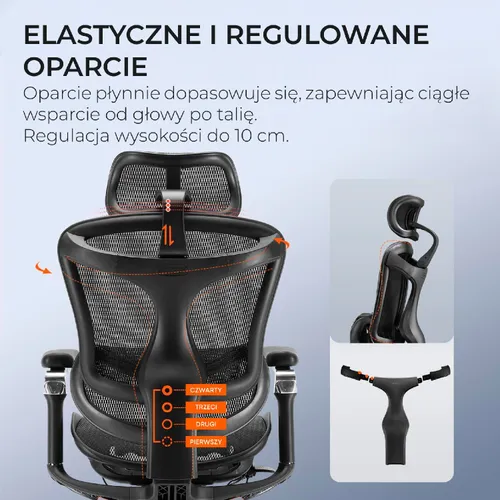 Fotel SIHOO Doro C300 PRO Czarny