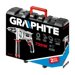 Graphite darbeli matkap 58G727 720W