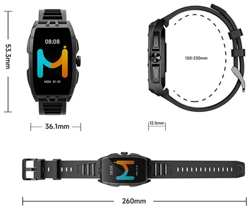 Smartwatch IMIKI Master Band Czarny