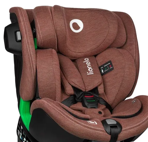 Fotelik samochodowy LIONELO Harmony i-Size 40-150 cm (0-36 kg) Czerwony