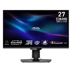 Monitor MSI Mag 274UPDF E16M 27" 3840x2160px IPS 160Hz 0.5 ms [GTG]