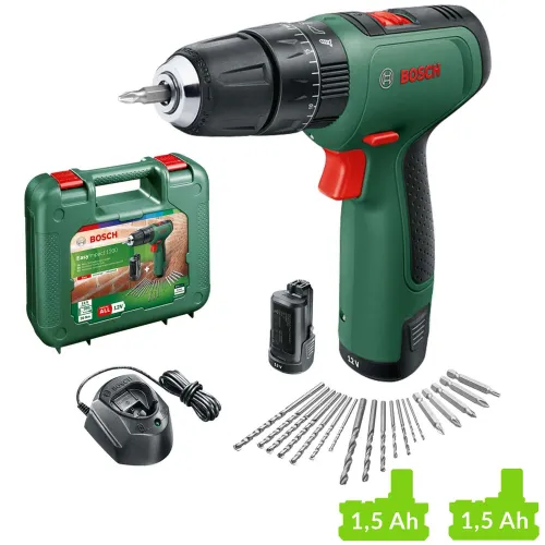 Wiertarko-wkrętarka BOSCH EasyImpact 1200 06039D3105 zestaw akumulatorów