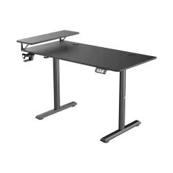 Biurko Ultradesk HIGHLANDER 120cm Regulacja wysokości Czarny