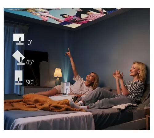 Projektor HP MC400 HD Smart LED Bluetooth Wi-Fi Biały