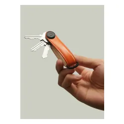 Skórzane etui na klucze Orbitkey Key Organiser Leather - terracotta