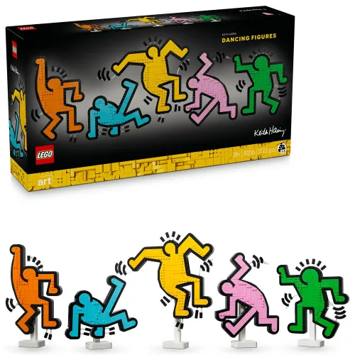 LEGO 31216 Art Keith Haring — tańczące postacie