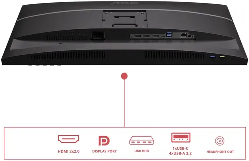 Monitor AOC U27E4CV 27" 3840x2160px IPS 4 ms [GTG]