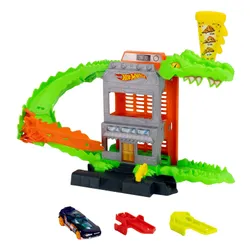 Tor Hot Wheels City Krokodyl Atak na pizzerię JHL93