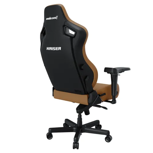 Fotel Anda Seat Kaiser 4 XL Gamingowy do 200kg Skóra Eco Brązowy