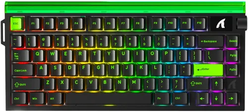 Klawiatura ATTACK SHARK R85 HE Czarno-zielony