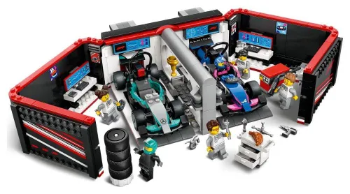 LEGO City 60444 F1 Garaż i bolidy Mercedes-AMG i Alpine