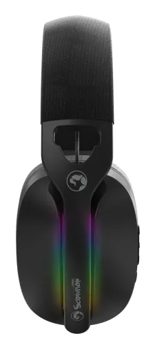 Słuchawki bezprzewodowe z mikrofonem Marvo Pulz 70W Nauszne Czarny