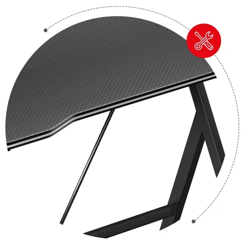 Biurko gamingowe HUZARO Hero 1.4 Czarny