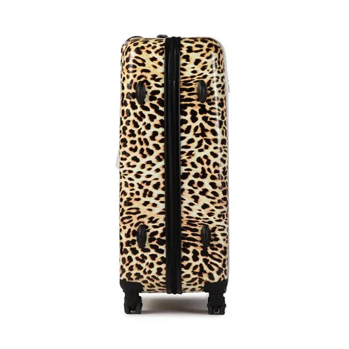 Большой жесткий чемодан Saxoline Trolley L 1440h0. 71. 10 Leopard