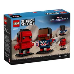 LEGO BrickHeadz 40668 Figurki Kapitana Ameryki i Czerwonego Hulka