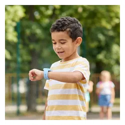 Smartwatch Kiano Watch Alpha Kid Funkcje AI GPS 4G Niebieski