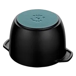 Mały garnek okrągły STAUB LA COCOTTE 16 cm Czarny