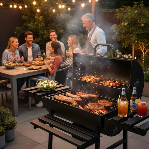 Grill węglowy VELACO VL19 Czarny