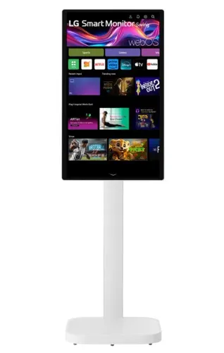 LG Swing 32U889SA - 31.5'' | 4K dotykowy | stojak na kółkach