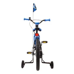 Rower dziecięcy ENERO EM-1057 18 cali dla chłopca Czarno-niebieski