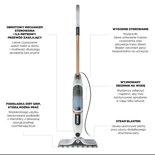 Mop parowy Shark S2001EU