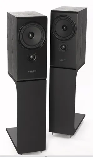 Pylon Audio Opal Monitor Columns Black 2pc.