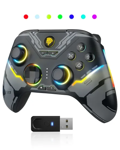 Pad EasySMX X15 do Nintendo Switch, PC Bezprzewodowy Czarny
