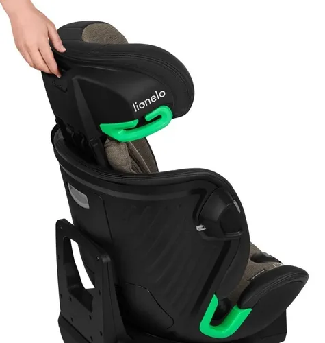 Fotelik samochodowy LIONELO Harmony i-Size 40-150 cm (0-36 kg) Zielony