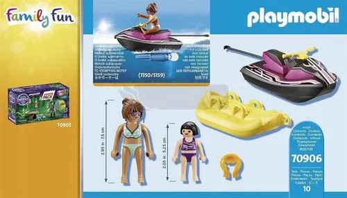 PLAYMOBIL Family Fun 70906 Skuter wodny z bananów