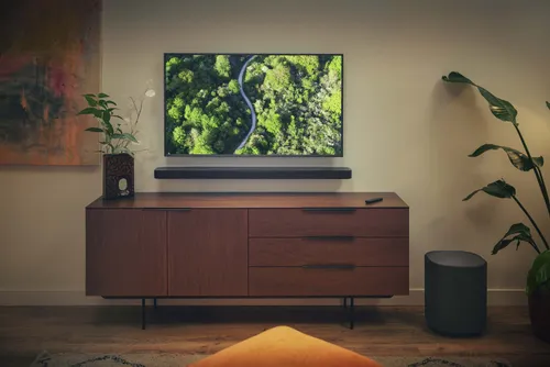 Soundbar JBL BAR 1000 MkII Czarny 7.1.4-kanałowy, Bezprzewodowy Subwoofer, 4K, Dolby Atmos, HDMI eARC, DTS:x, MultiBeam™ 3.0