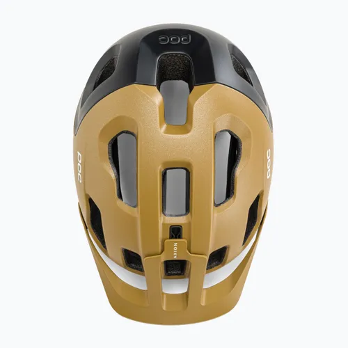 Kask rowerowy POC Axion Race MIPS cerussite kashima/uranium black metallic/matt