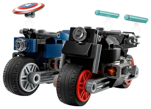 LEGO Super Heroes 76260 Motocykle Czarnej Wdowy i Kapitana Ameryki