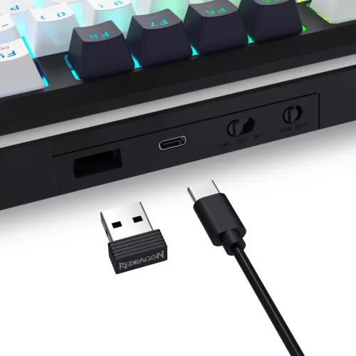 Klawiatura mechaniczna Redragon Wildslash K746WB-RGB-PRO
