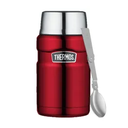 Termos na jedzenie z łyżką Thermos Stainless King 710 ml - red