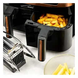 Air Fryer Frytkownica beztłuszczowa KLAUSBERG KB-7589 9.5l z podwójnym koszem 11 automatycznych programów