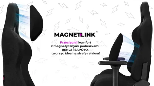 Fotel YUMISU 2050 Magnetic Czarny