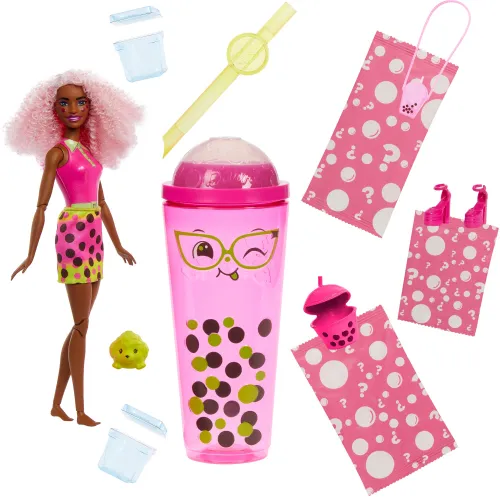 Lalka Barbie Pop Reveal Bubble Tea Jagoda HTJ20