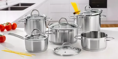 TESCOMA Vision niski 3 l - garnek ze stali nierdzewnej z pokrywką