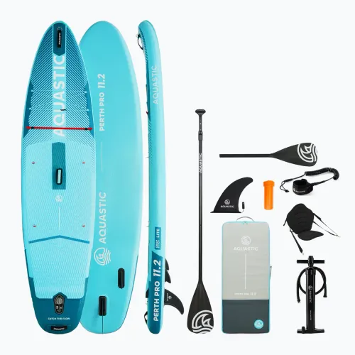 Deska SUP AQUASTIC Perth Pro 11'2" zielony