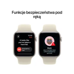 Apple Watch SE 3gen GPS + Cellular koperta 40mm z aluminium Księżycowa poświata pasek sportowy piaskowy S/M 2026