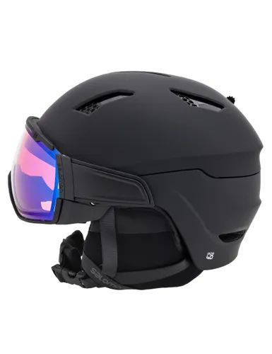 Kask snowboardowy z wbudowaną szybą SALOMON DRIVER PHOTO - Rozmiar - L