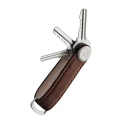 Skórzane etui organizer na klucze Orbitkey 2.0 Leather - espresso/brown